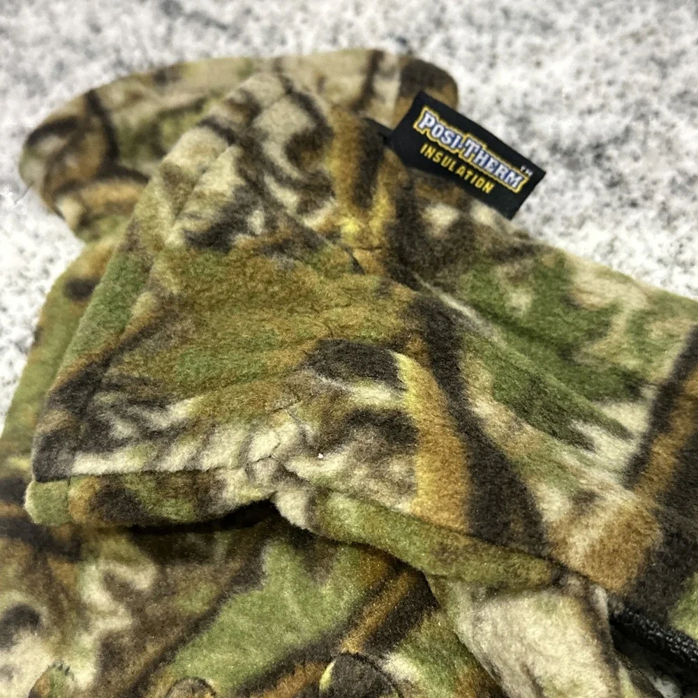Dark‎ Green Camouflage Thermal Windproof Gloves Camo Size M NEW Hunting Winter